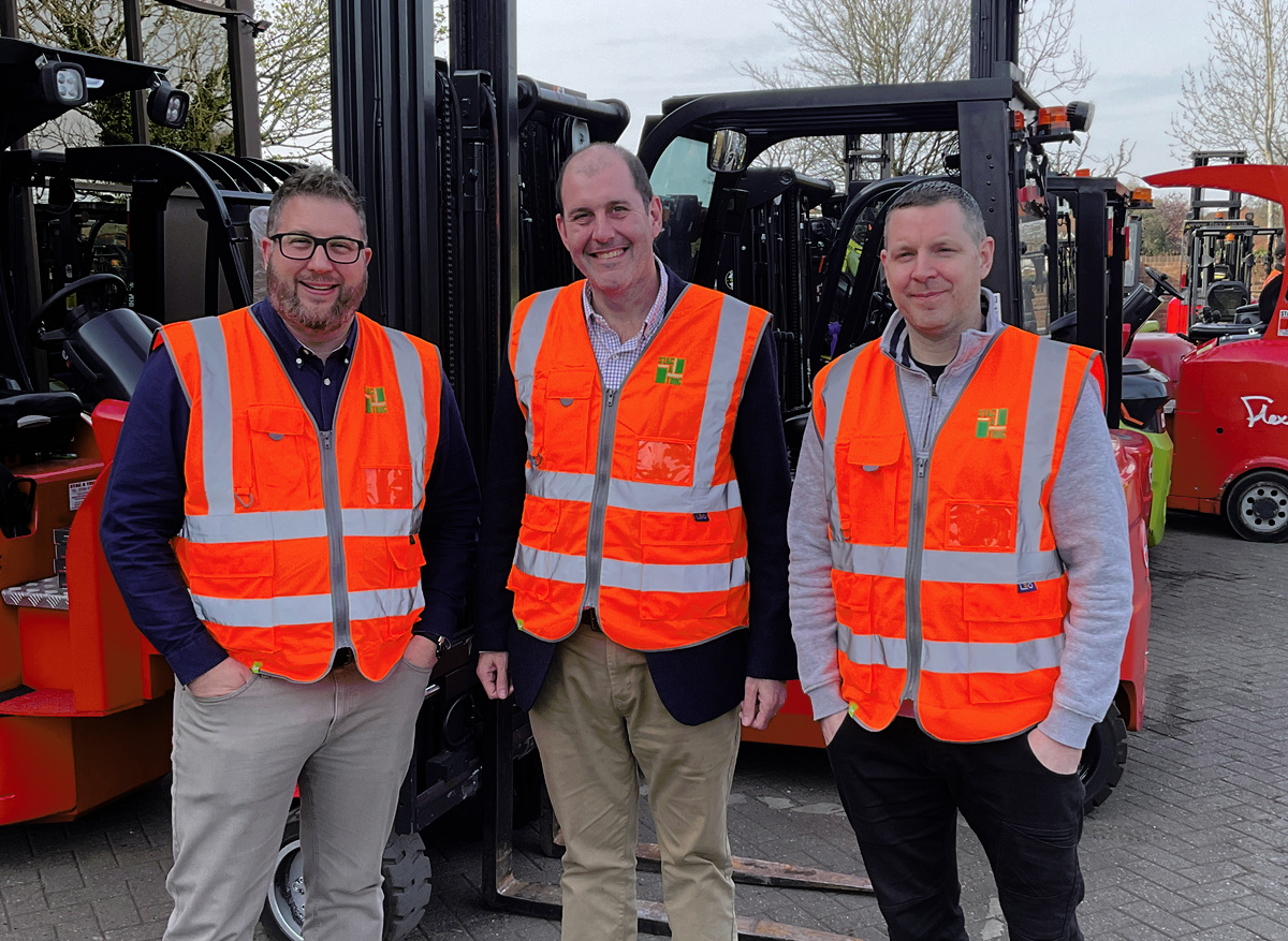 Lee Dillon MP visit to Newbury-based forklift supplier Stacatruc