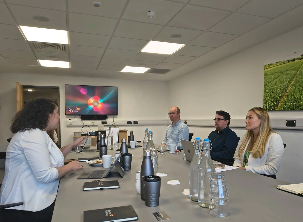 Victoria Collins MP visit to Barton Blakeley