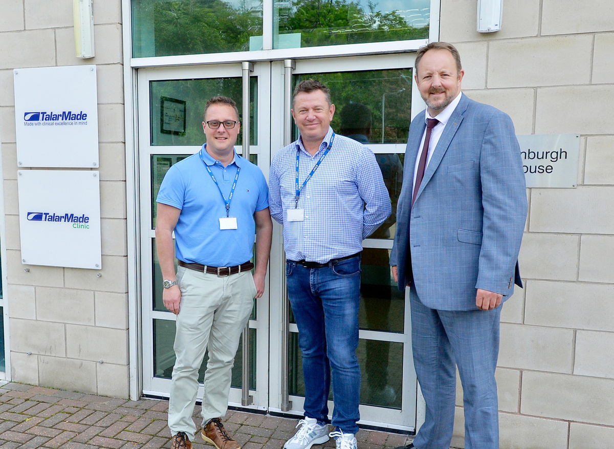 Toby Perkins MP visit to medical device manufacturer TalarMade Ltd