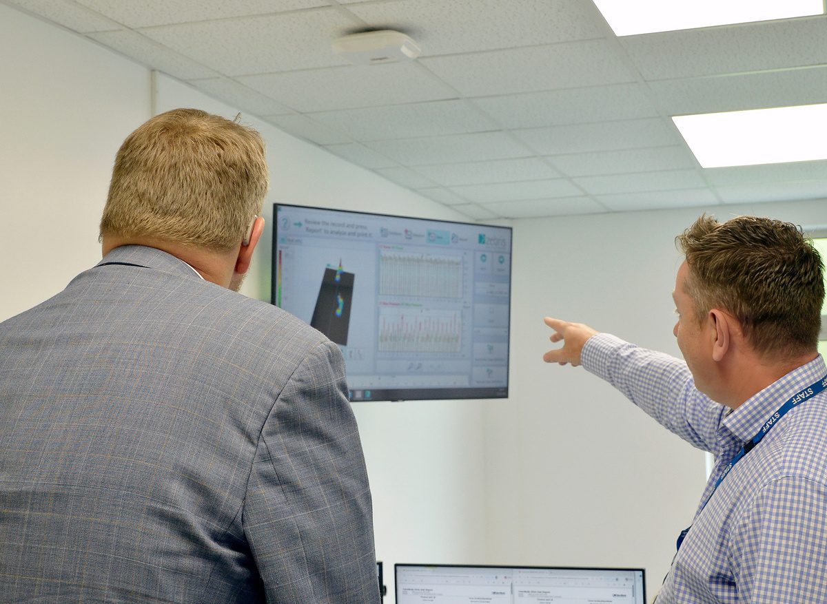 Toby Perkins MP visit to medical device manufacturer TalarMade Ltd