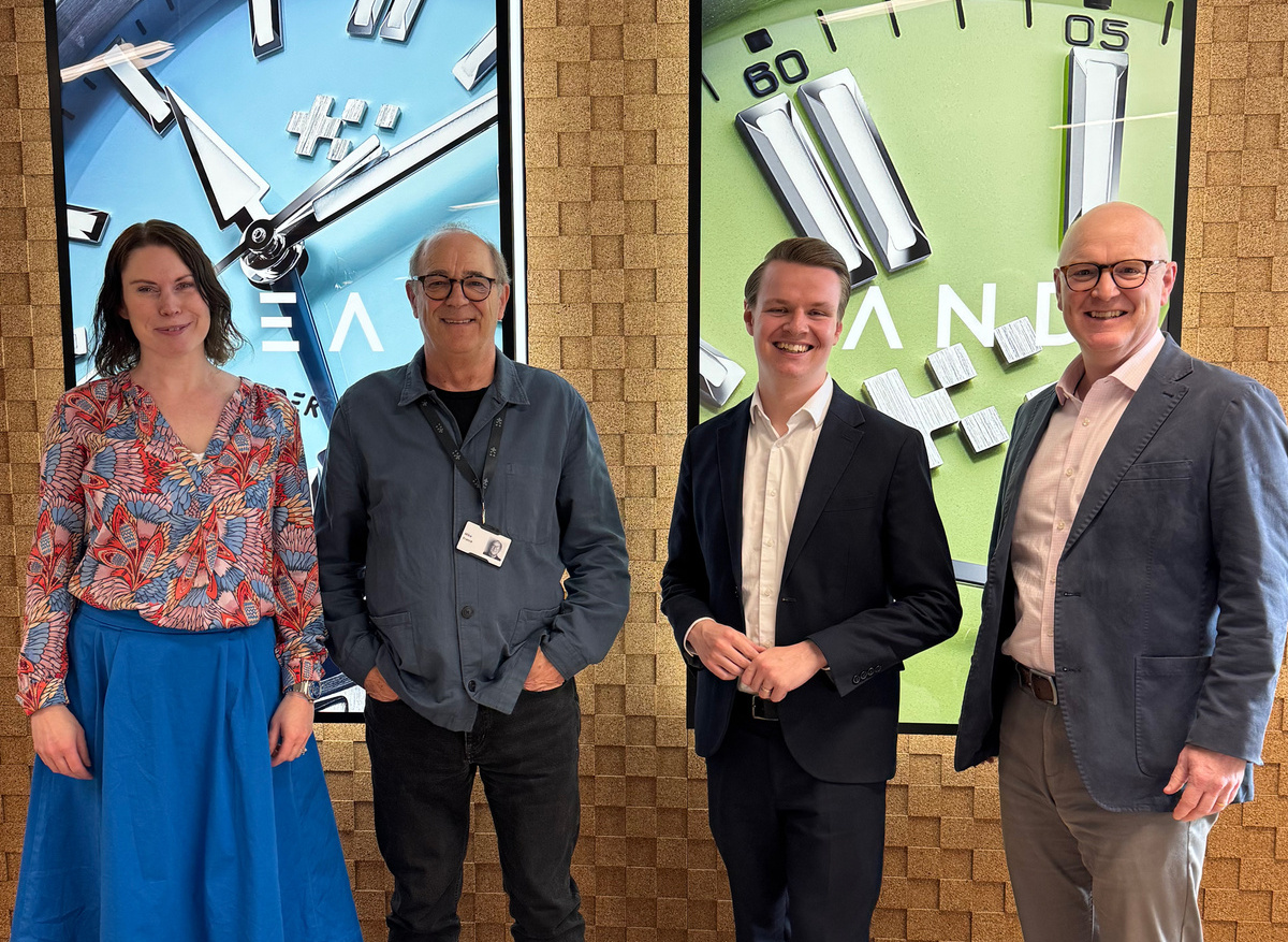 Joshua Reynolds MP visit to watchmaker Christopher Ward